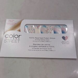 Color Street Pastel Butterfly & Ombre Nail Polish Strips - Pink, Blue, Cream
